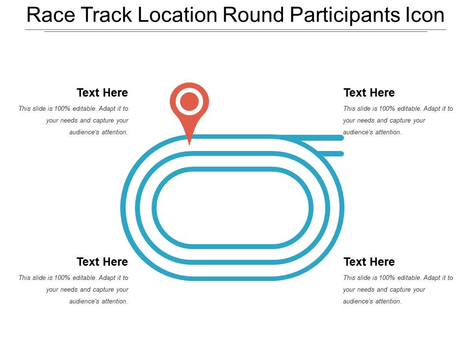 Race Track Location Round Participants Icon Powerpoint 960x720 Race Track Location Round Participants Icon Powerpoint
