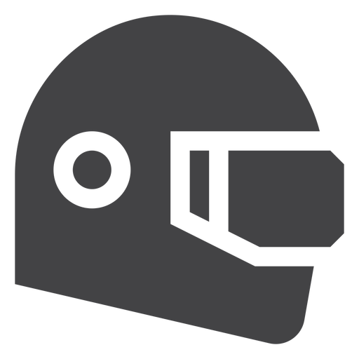 512x512 Racing Helmet Flat Icon