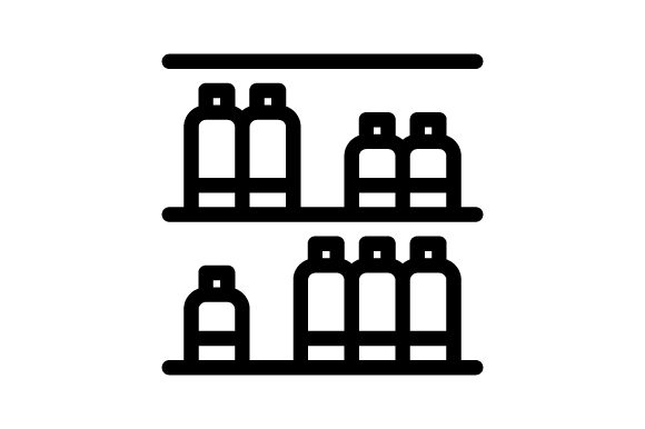 580x386 Rack Outline Icon Graphic