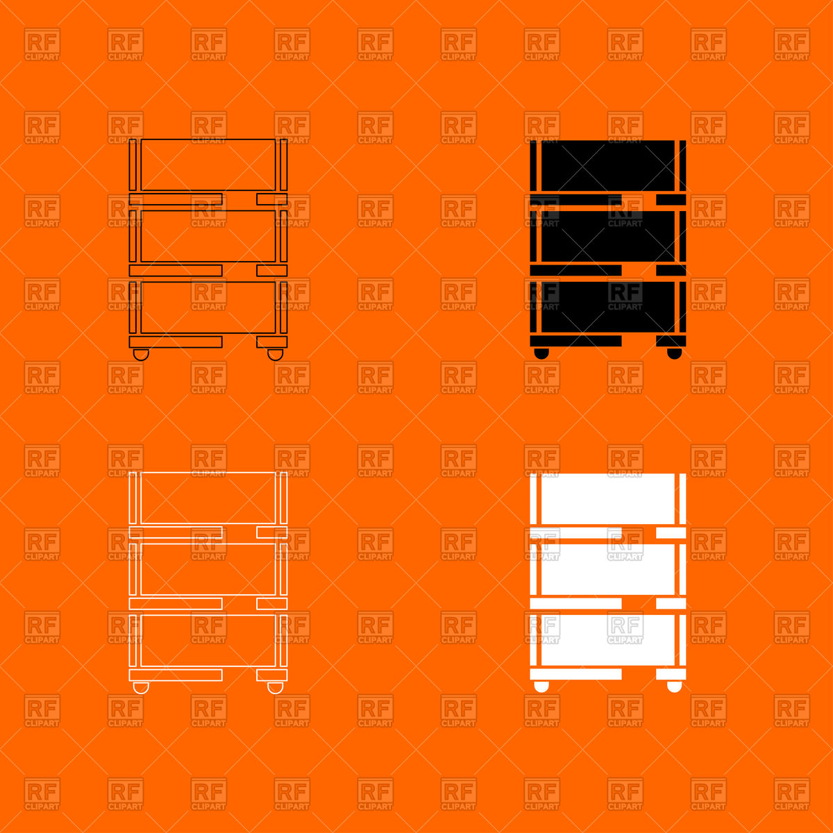 Rack Icon at Vectorified.com | Collection of Rack Icon free for ...