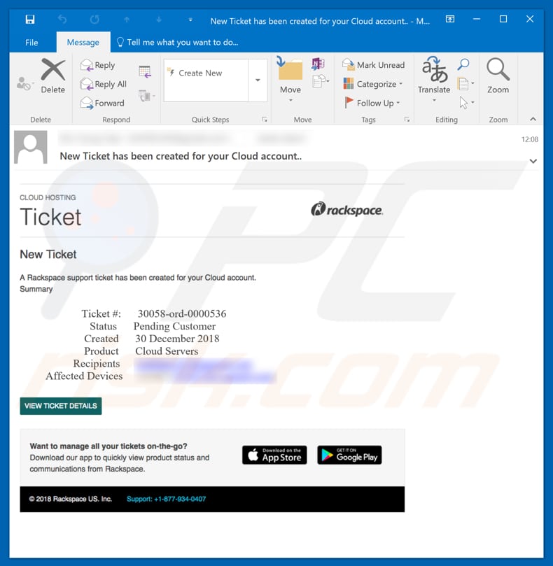 790x809 How To Remove Rackspace Email Scam
