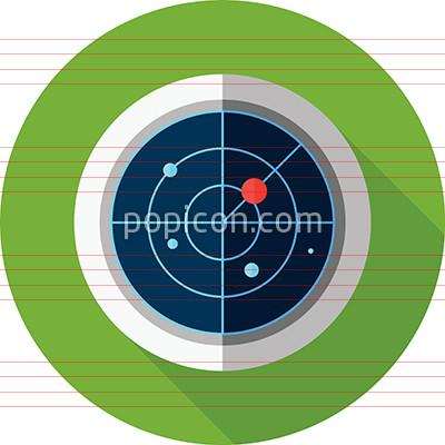 400x400 Radar Icon On Background