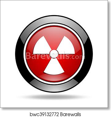 362x382 Radiation Icon, Art Print Barewalls Posters Prints