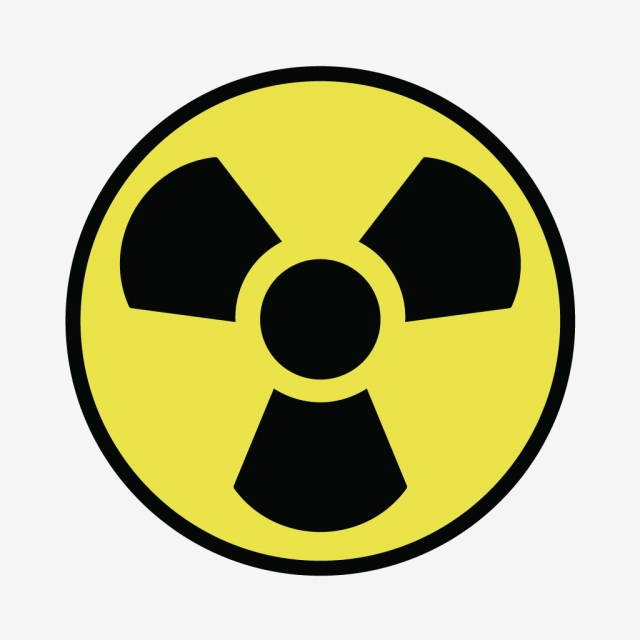 640x640 Vector Radiation Icon, Radiation, Warning Icon, Radiation Icon Png