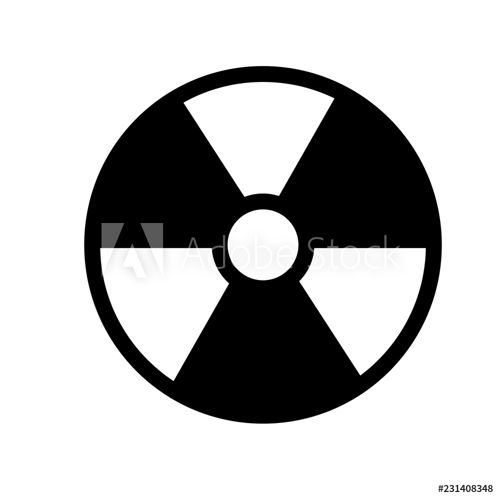 1000x1000 Fotografie, Obraz Radiation Icon Posters Cz
