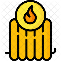 256x256 Radiator Icon Of Colored Outline Style