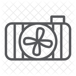 256x256 Radiator Icon Of Line Style