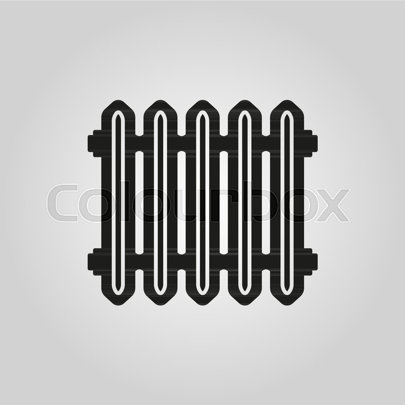 800x800 Radiator Icon Heater And Heating, Stock Vector Colourbox