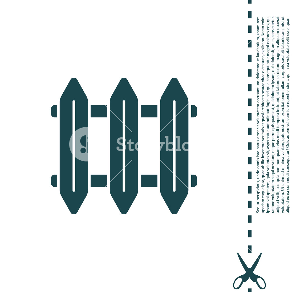 1000x1000 Radiator Icon Vecrtor Illustration Royalty Free Stock Image