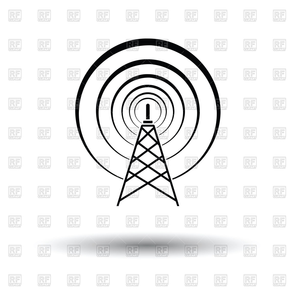 1200x1200 Radio Antenna Icon Vector Image Of Signs, Symbols, Maps Angelp
