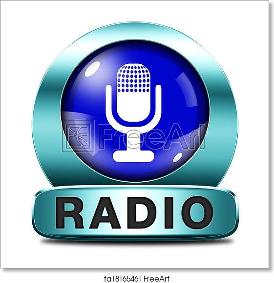 561x581 Free Art Print Of Radio Icon Radio Live Stream On Air Listen