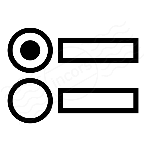 512x512 Iconexperience I Collection Radio Button Group Icon
