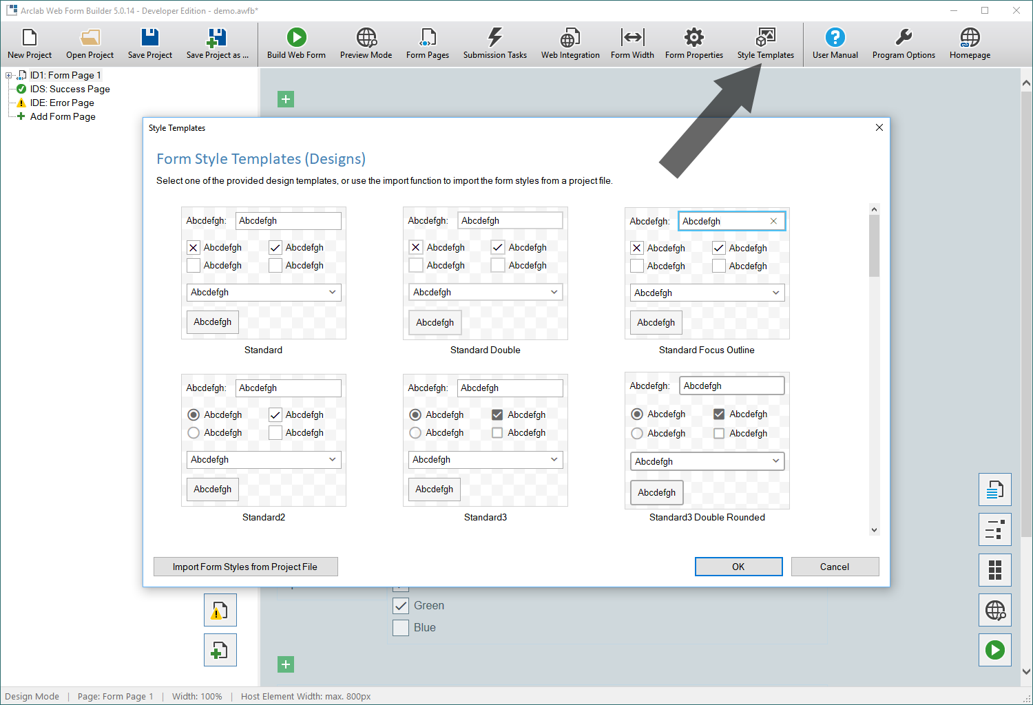 1500x1024 Web Form Builder Radiobutton And Checkbox Icon