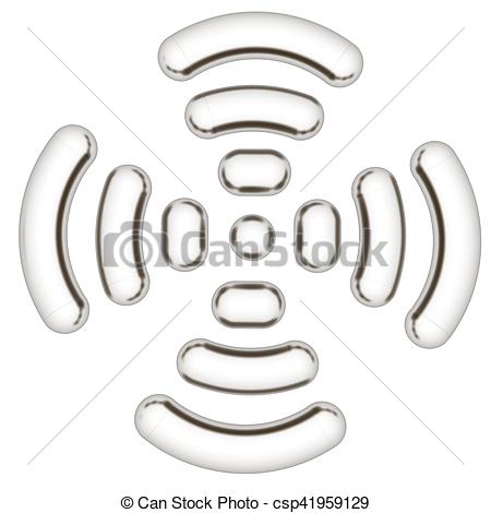 450x470 Radio Frequency Identification Symbol Illustration