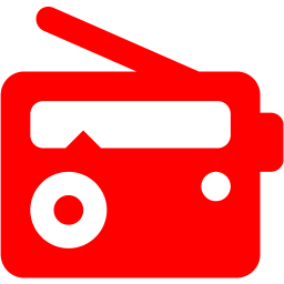 256x256 Red Radio Icon