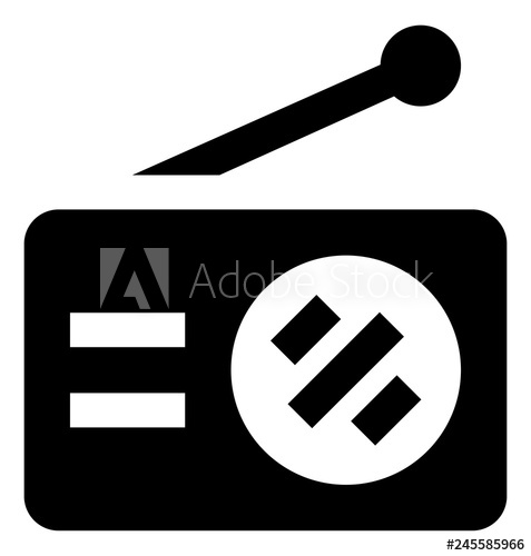 477x500 Radio Station Vector Icon