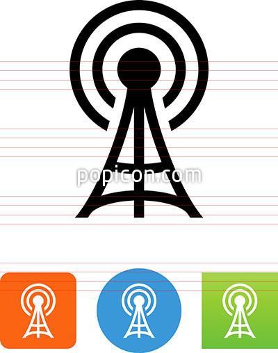 Radio Tower Icon 400x508 Radio Tower Icon
