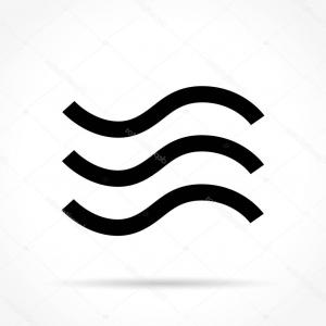300x300 Radio Waves Icon On White Background Vector Catchsplace