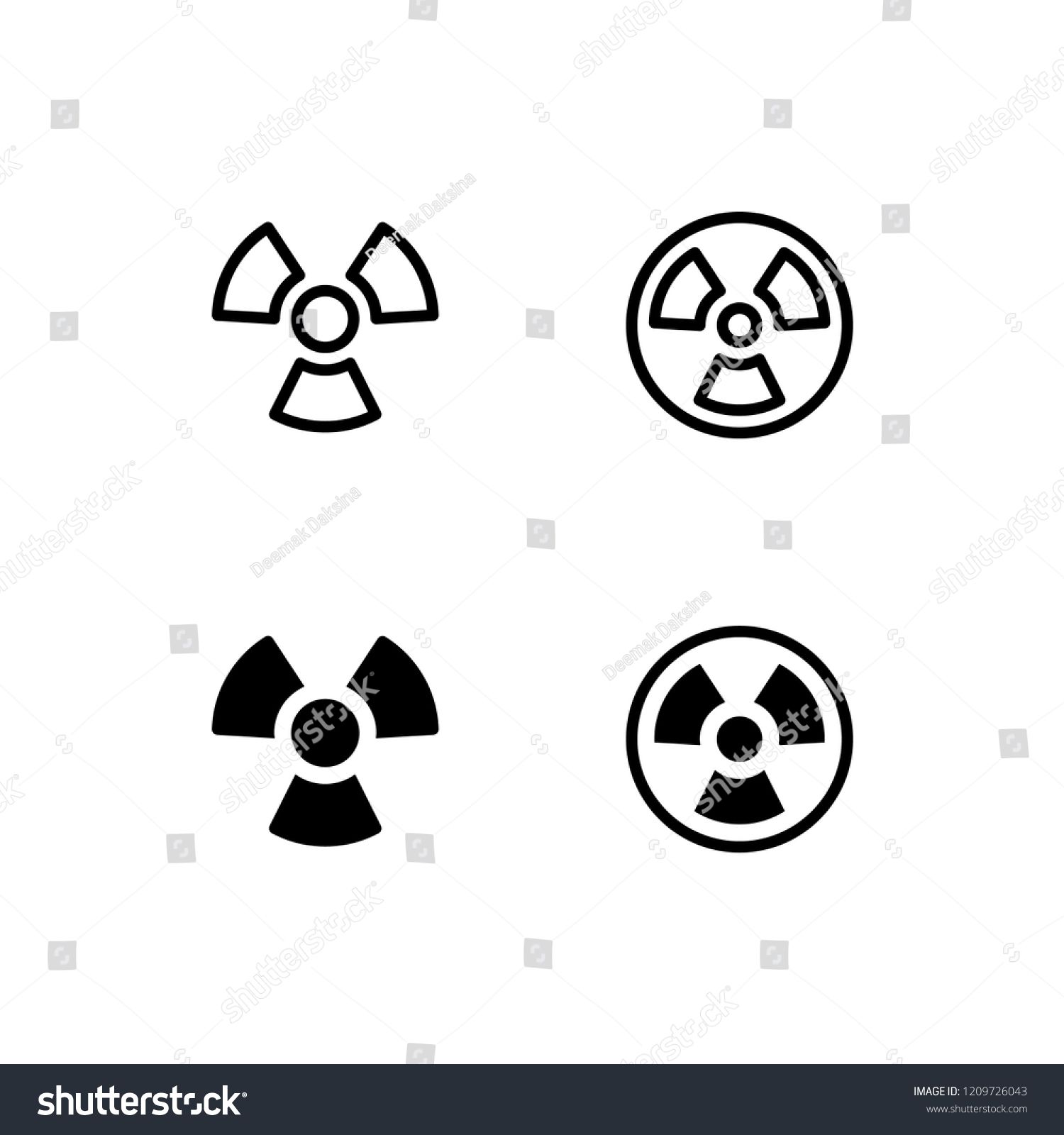 1500x1600 Radioactive Icon Design Radioactive, Danger, Nuclear, Radiation