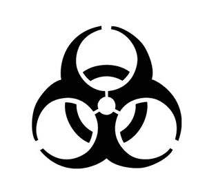 300x284 Radioactive Icon Vinyl Decal Car Window Sticker Free