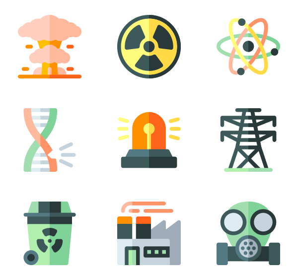 600x564 Radioactive Icons
