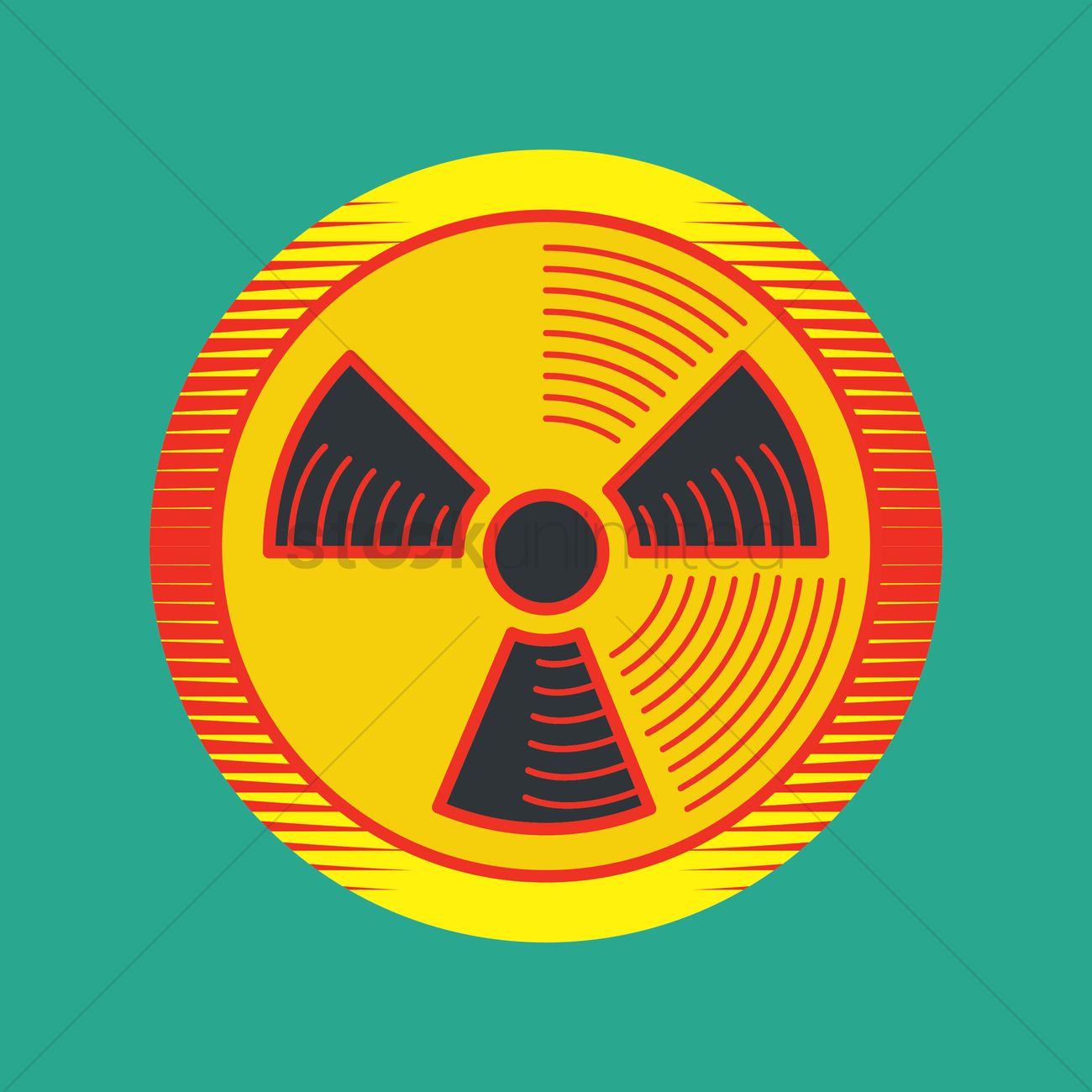 1300x1300 Radioactive Icon Vector Image
