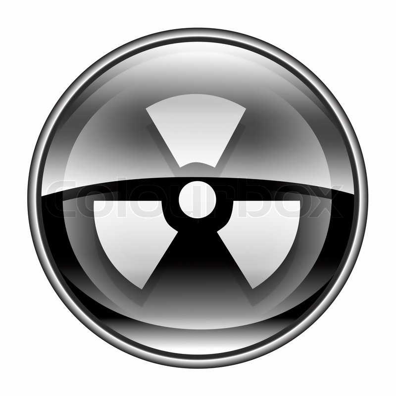 800x800 Radioactive Icon Black, Isolated On Stock Image Colourbox