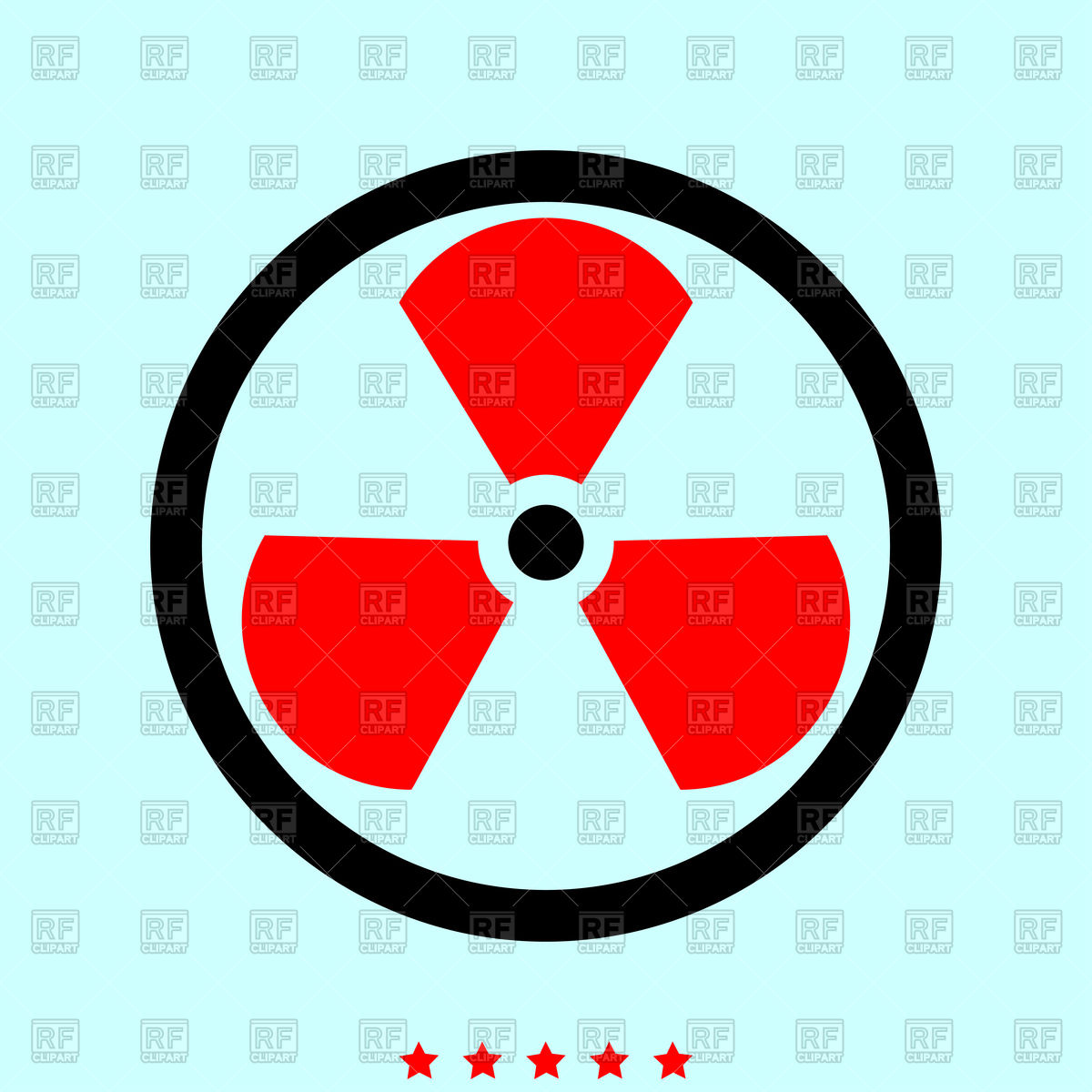 1200x1200 Sign Radioactive Icon Vector Image Of Signs, Symbols, Maps
