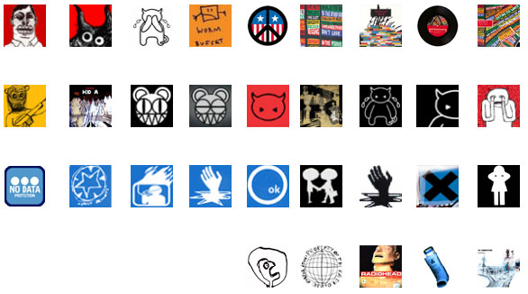 586x326 Radiohead Icons Set