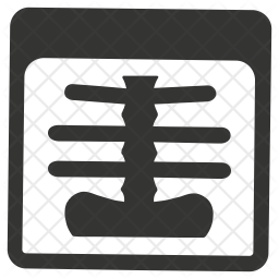 256x256 Radiology Icon Of Glyph Style