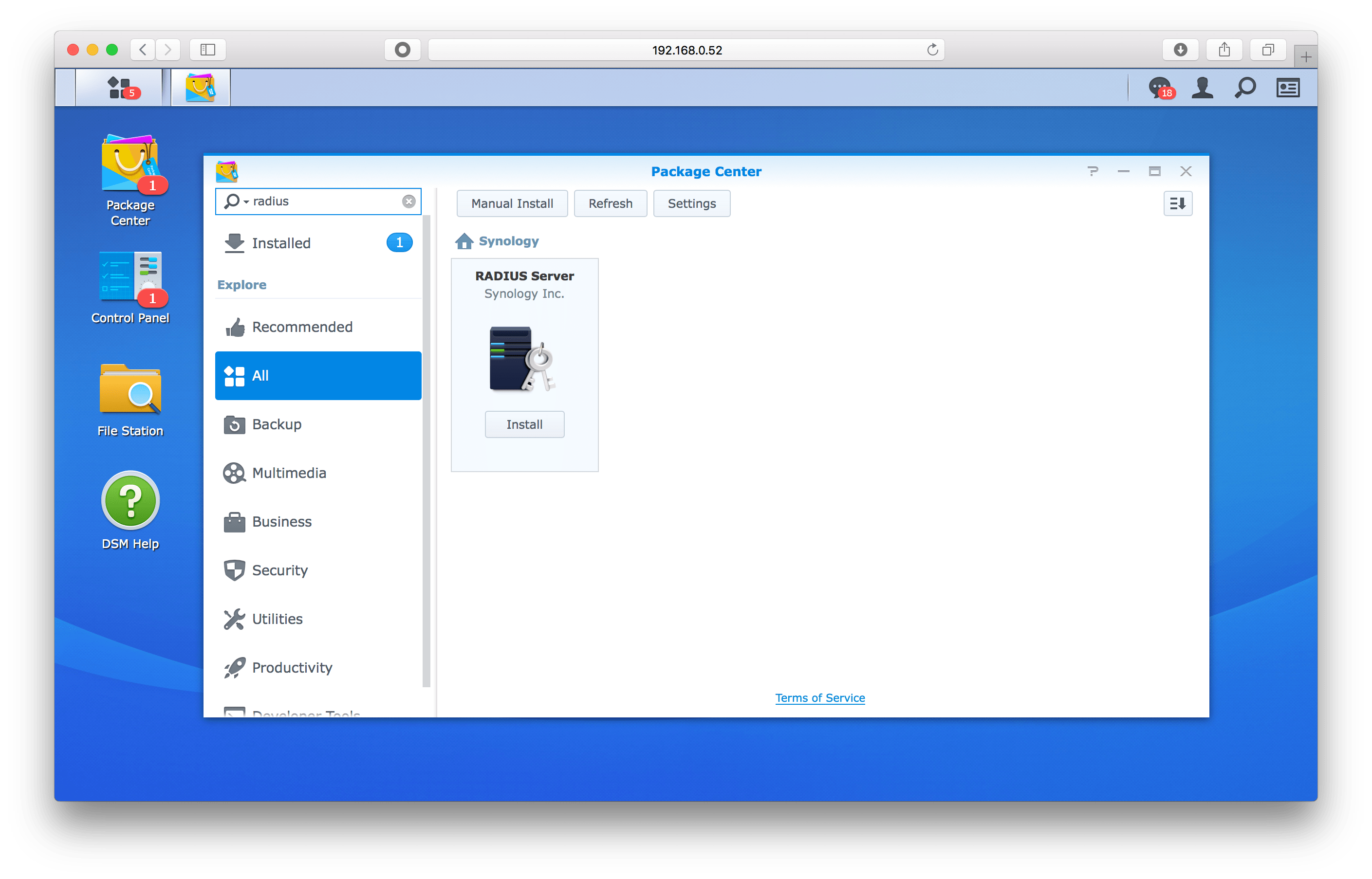 Install The Radius Server On A Synology 2818x1806 Install The Radius Server On A Synology