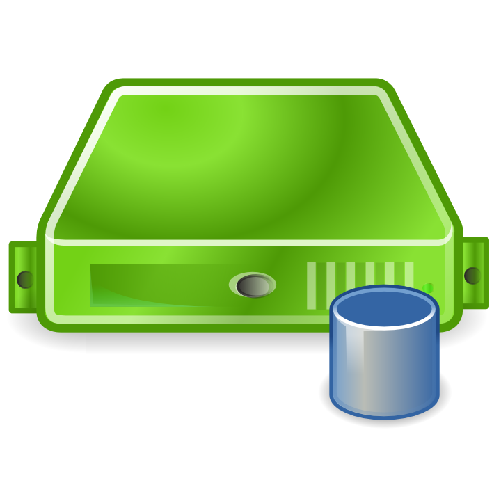 720x720 Server Database Green Icons, Free Server Database Green Icon