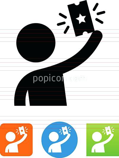 400x528 Download Cartoon Image Of Ticket Icon Raffle Symbol Stock Vector
