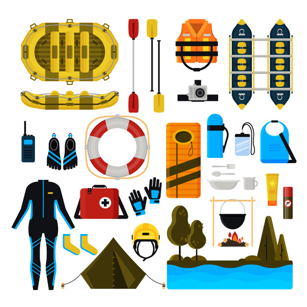 Rafting Icon Set Vector Isolated Illustration Vector Premium 626x626 Rafting Icon Set Vector Isolated Illustration Vector Premium