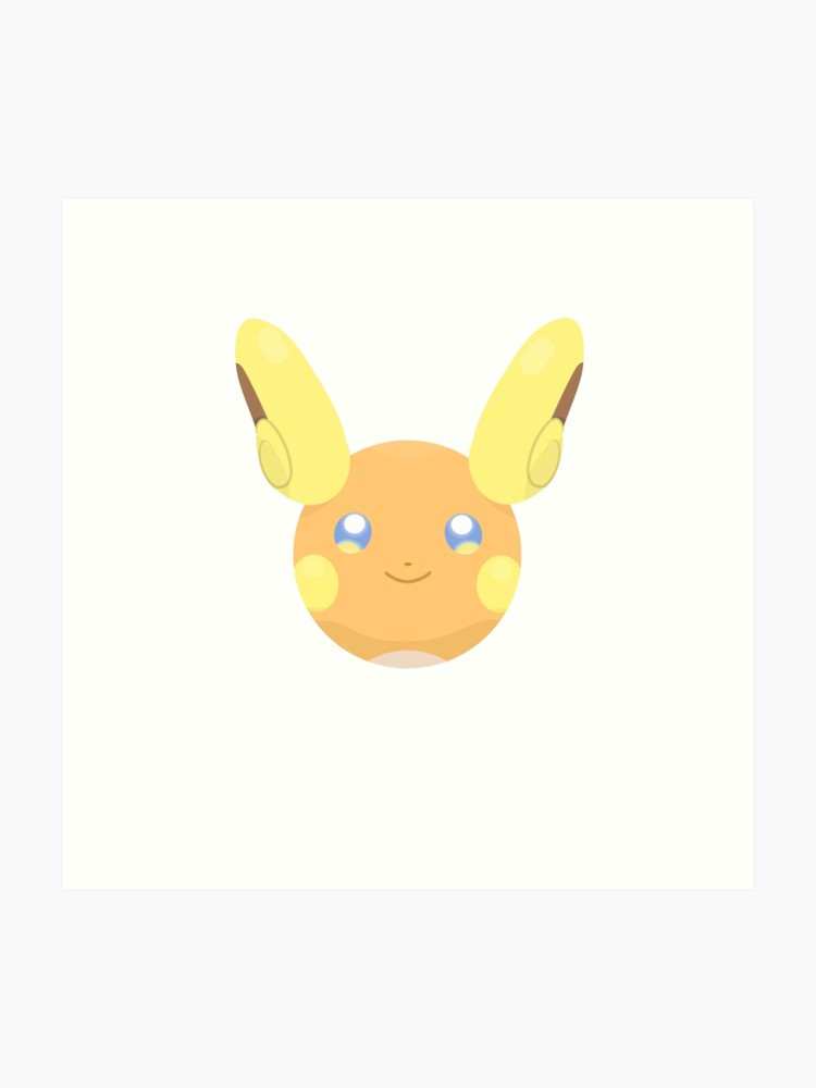 750x1000 Alolan Raichu Icon Art Print