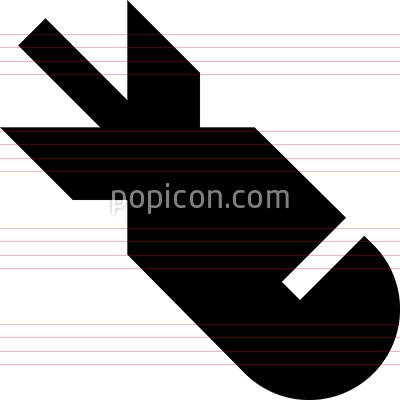 400x400 Air Raid Bomb Icon