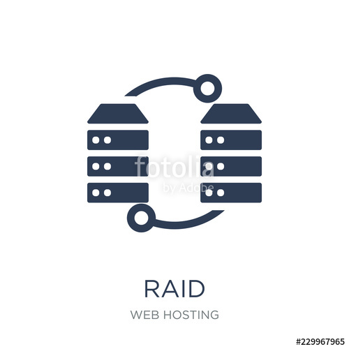 500x500 Raid Icon Trendy Flat Vector Raid Icon On White Background
