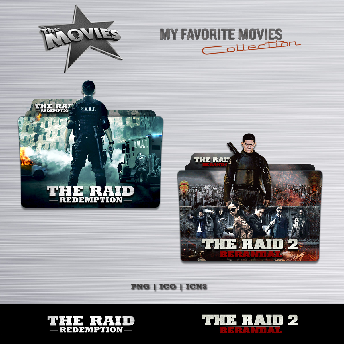 1200x1200 The Raid Double Feature Folder Icon Pack