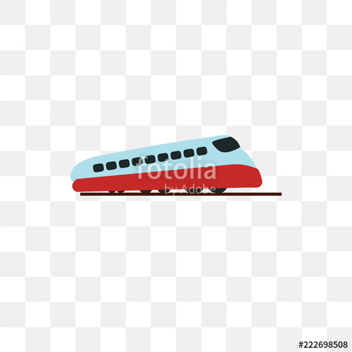 500x500 Railway Icon On Transparent Background Modern Icons Vector