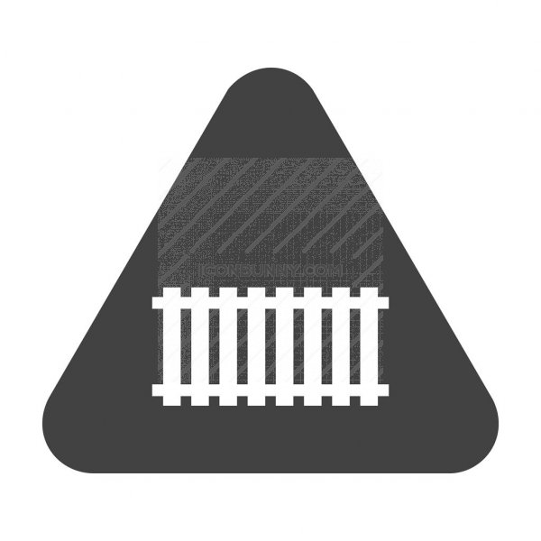 600x600 Rail Track Glyph Icon