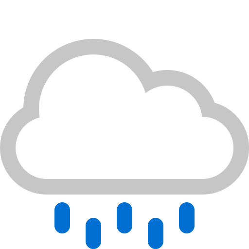 512x512 Rain, Cloud Icon