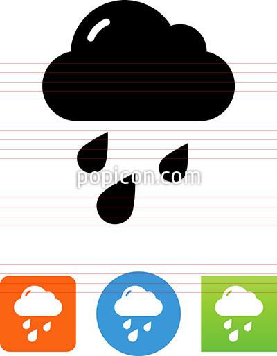 400x513 Rain Cloud Icon