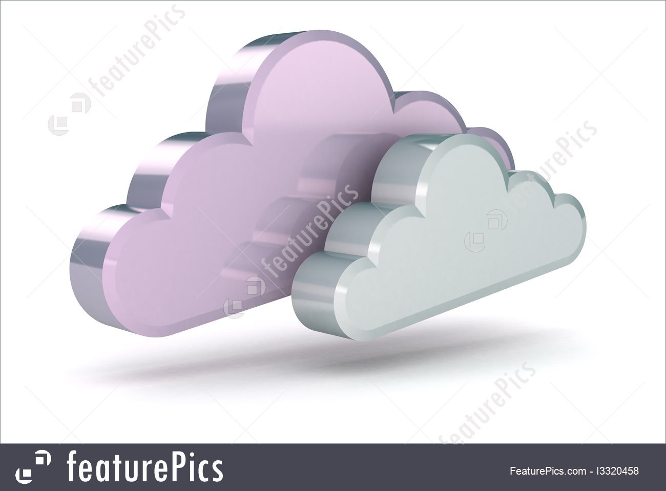 1300x959 Rain Clouds Icon Illustration