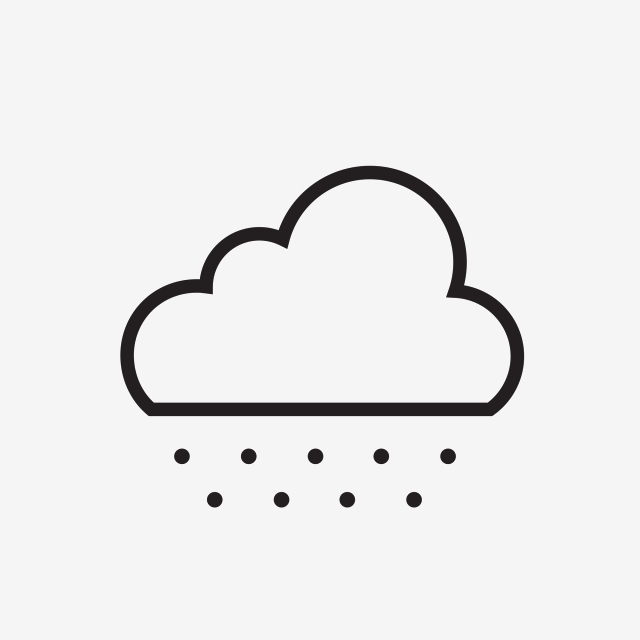 640x640 Cartoon Ran Download, Light Rain, Rain, Weather Icons Png
