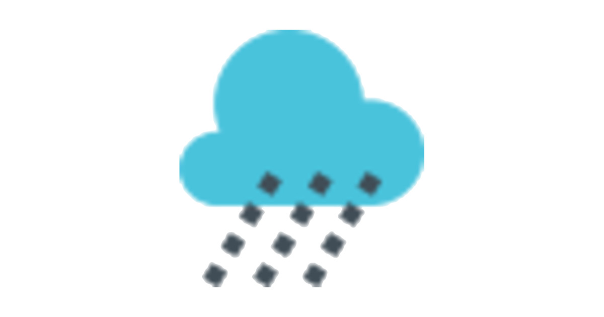 1200x630 Rain Clouds Weather Icon