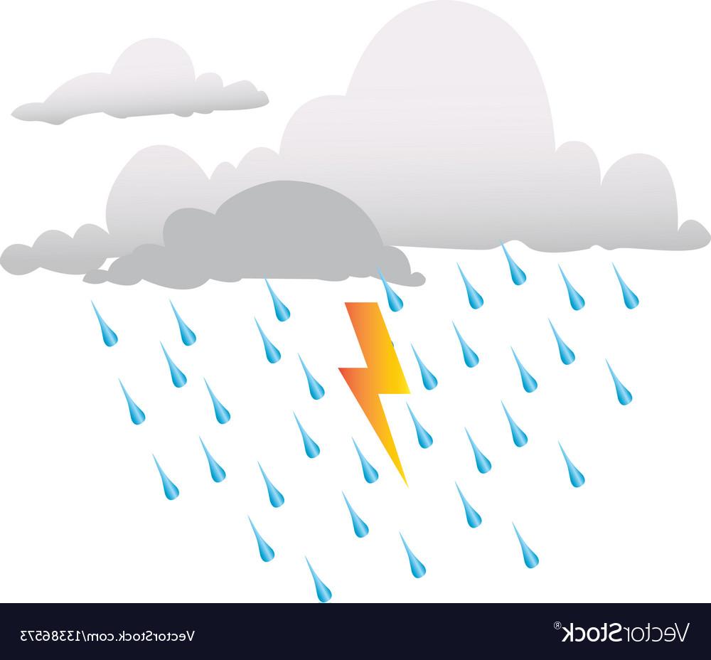 1000x928 Unique Rainy Weather Icon Vector Free Vector Images Design