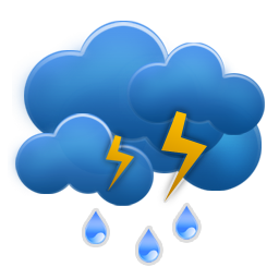 256x256 Cloud, Rain, Weather Icon