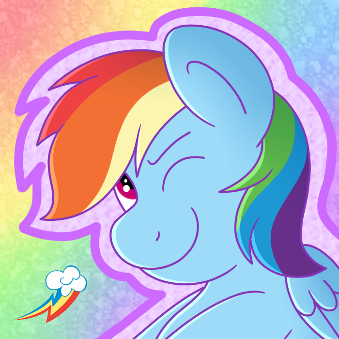 700x700 Rainbow Dash Icon Thingy