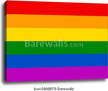 Rainbow Flag Movement Lgbt, Flat Icon, Canvas Print Barewalls 453x379 Rainbow Flag Movement Lgbt, Flat Icon, Canvas Print Barewalls