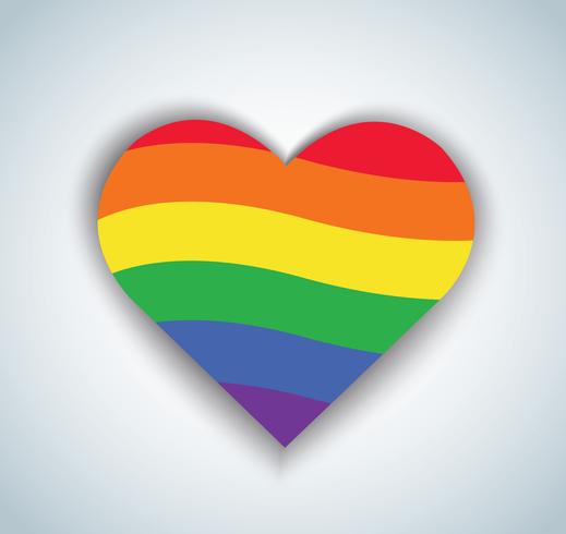 Rainbow Flag In Heart Shape Icon Valentine`s Day Background 519x490 Rainbow Flag In Heart Shape Icon Valentine`s Day Background